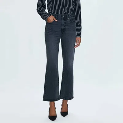 Pistola Ally High Rise Vintage Ankle Jeans In After Hours Vintage In Blue