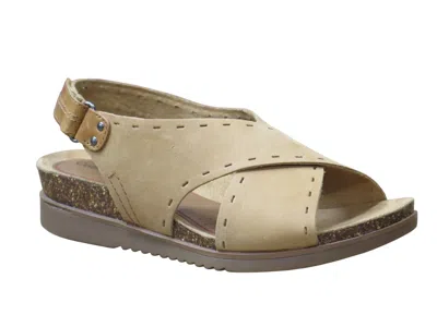 Cobb Hill May Sling Wide Sandals In Tan In Multi