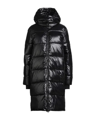 Conte Of Florence Woman Puffer Black Size Xl Polyamide In Black