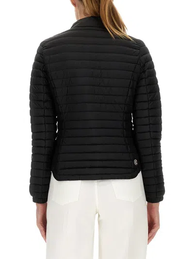 Colmar Down Jacket With Knitted Cuffs In Black