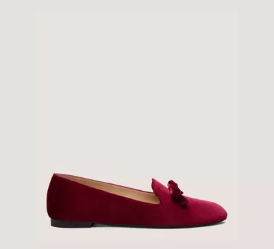 Stuart Weitzman Reese Loafer In Burgundy