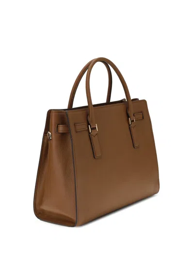 Michael Kors Leather Shoulder Bag In Brown