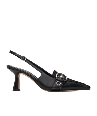 Aeyde Tara Eyelet High Heel Sandals In Black