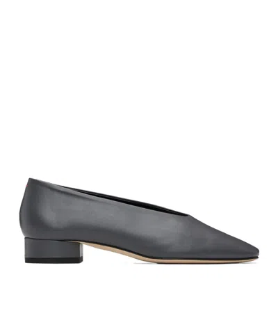Aeyde Delia Low-heeled Ballet Flats In Black