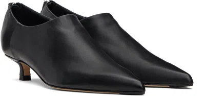 Aeyde Virun Pointed-toe Kitten-heel Boots In Black