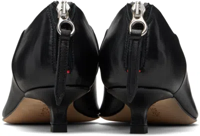 Aeyde Virun Pointed-toe Kitten-heel Boots In Black