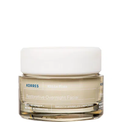 Korres White Pine Meno-reverse Restorative Overnight Facial 40ml