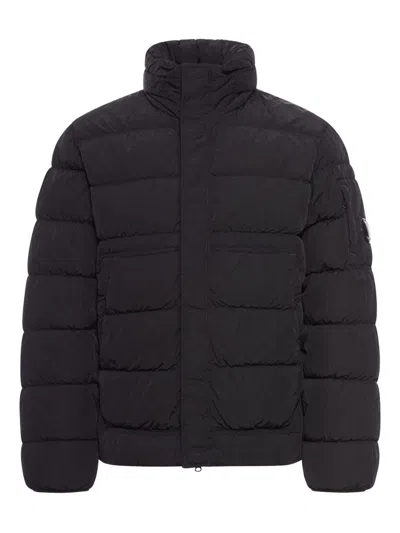 C.p. Company Chrome-r Down Jacket In Black
