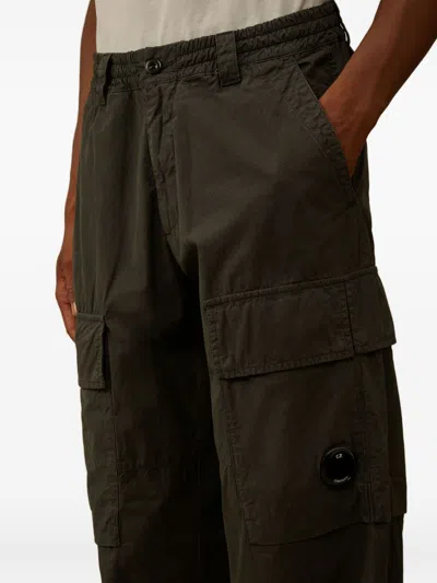 C.p. Company Microreps Boxy Cargo Pants In Brown
