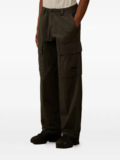 C.p. Company Microreps Boxy Cargo Pants In Brown