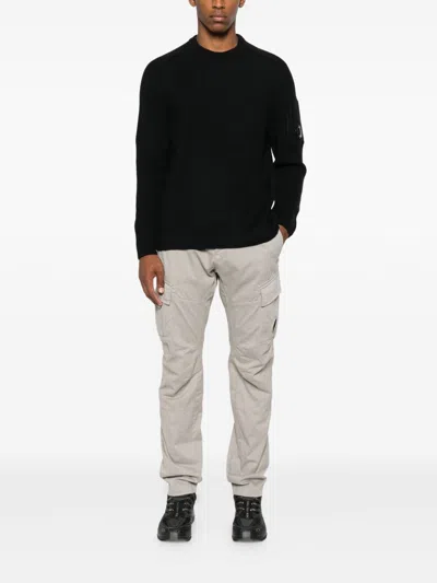 C.p. Company Crewneck Sweater In Black