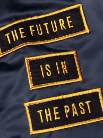 Human Made Padded Embroidered Shirt In Blue