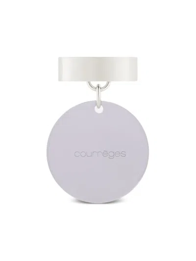 Courrèges Circular-plaque Ring In Metallic