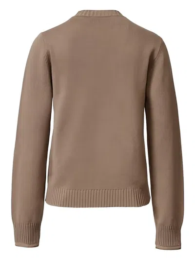 Fabiana Filippi Sweaters Corteccia In Brown