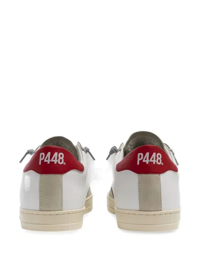 JOHN 穿孔皮质运动鞋