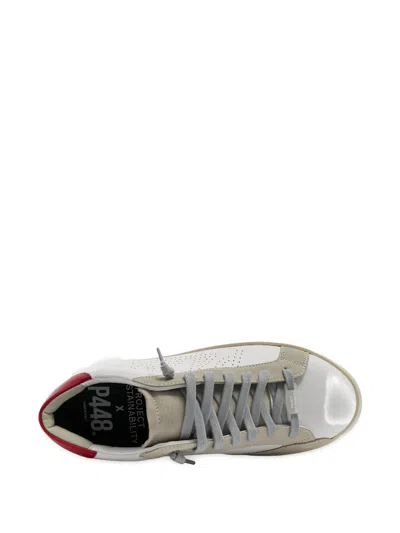 JOHN 穿孔皮质运动鞋