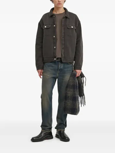 Won Hundred Button-fastening Denim Jacket In Brown