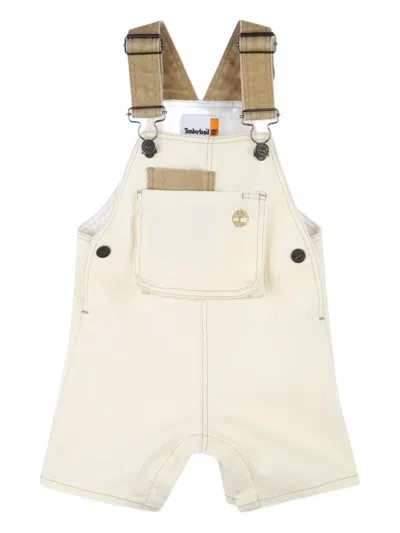 Timberland Corduroy-strap Dungarees In Neutral