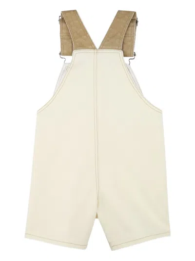 Timberland Corduroy-strap Dungarees In Neutral