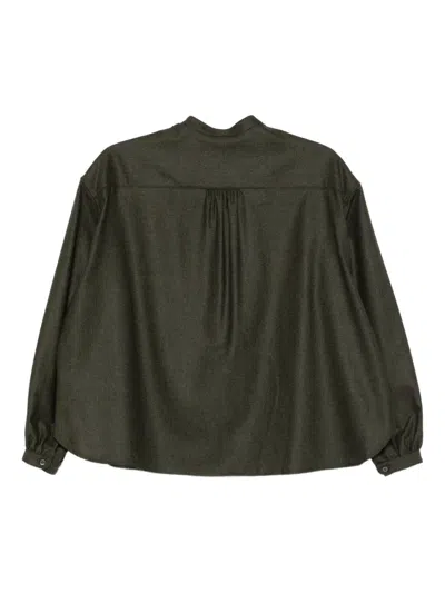Aspesi Long Sleeve Shirt In Green