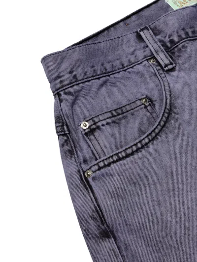 Aries Acid-wash Jeans In Blue