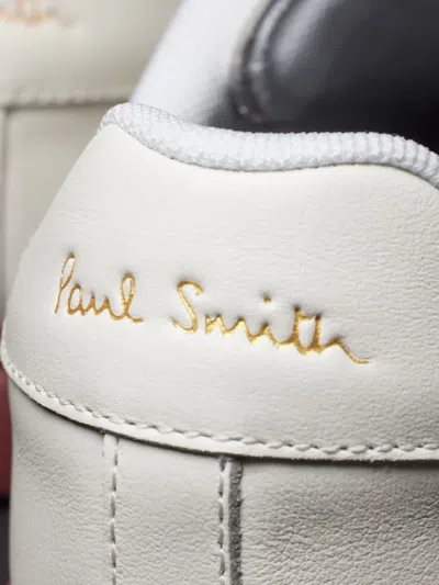Paul Smith White Leather Sneakers