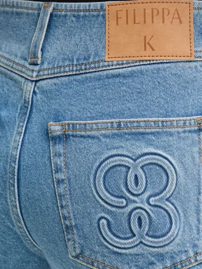 Filippa K 90s Stacked Bootcut Jeans In Blue