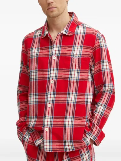 Gant Checked Pyjama Set In Red