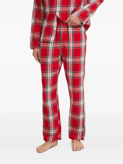 Gant Checked Pyjama Set In Red