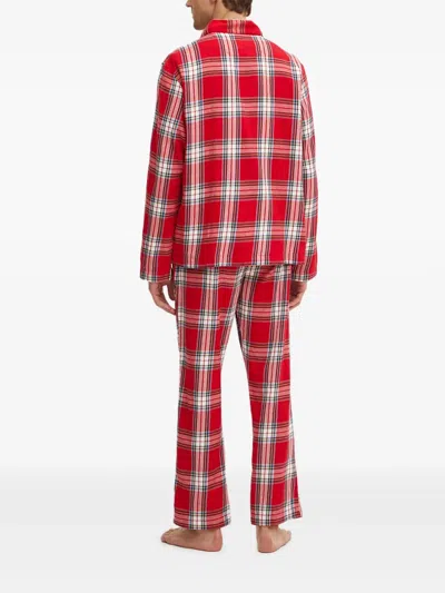 Gant Checked Pyjama Set In Red