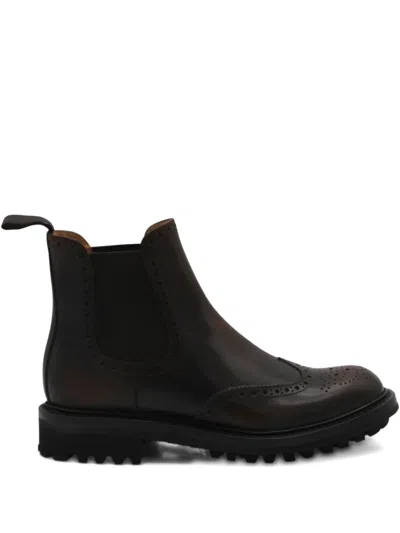 Church's Leather Chelsea Boots In Black