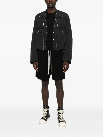 Rick Owens Multi-pocket Jacket In Black