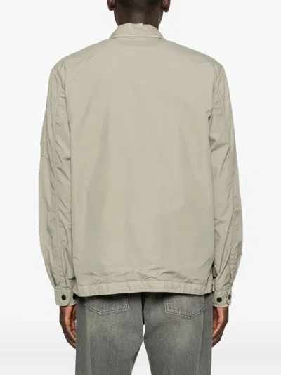 C.p. Company Pocket-detail Lens Jacket In Gray