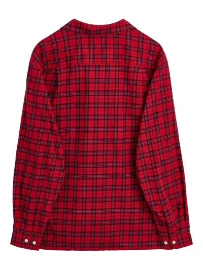 Sunflower Check-pattern Shirt In Red