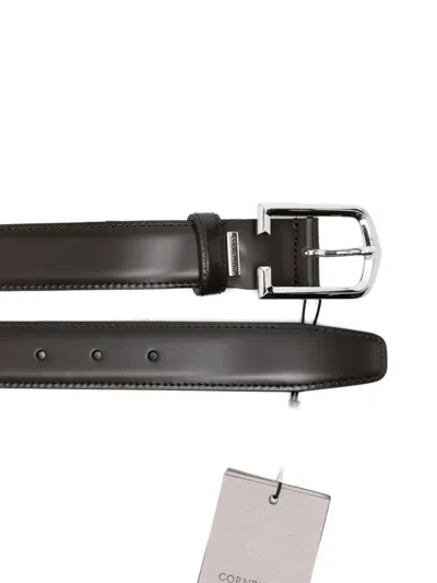 Corneliani Leather Belt In Brown