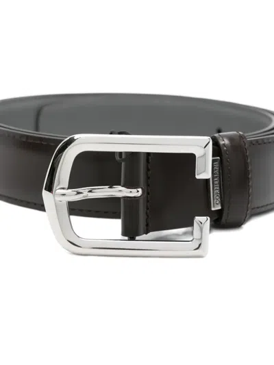 Corneliani Leather Belt In Brown