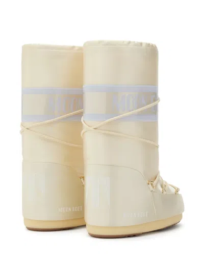 Moon Boot Logo-band Lace-up Boots In Multi