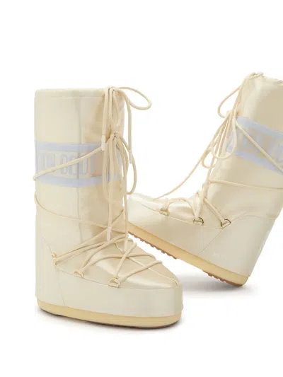 Moon Boot Logo-band Lace-up Boots In Multi