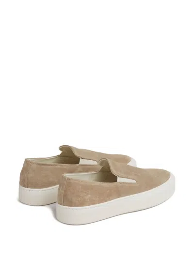 Common Projects Suede Slip-on Sneakers In Neutral