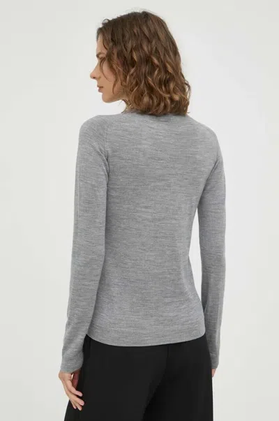 Day Birger Et Mikkelsen Annabelle Long-sleeve Round-neck Sweater In Gray
