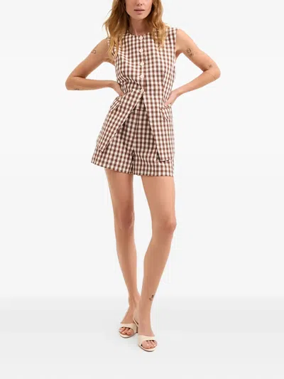 LOIS 格纹西式马甲