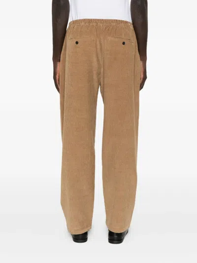 A Kind Of Guise Samurai Corduroy Drawstring Trousers In Blue