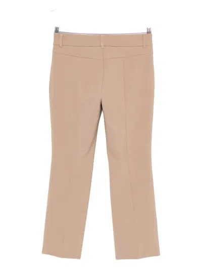 Cambio Farah Centre-seam Trousers In Neutral