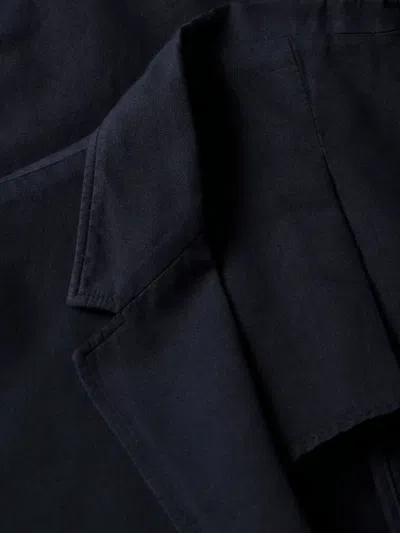 Sunspel Three-button Patch-pocket Blazer In Blue