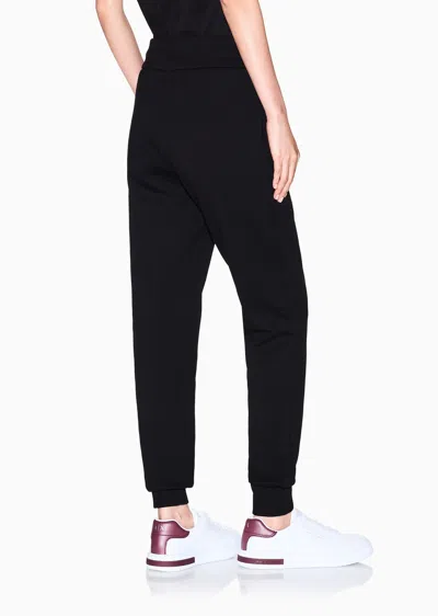 Armani Exchange Drawstring Sweatpants In Black