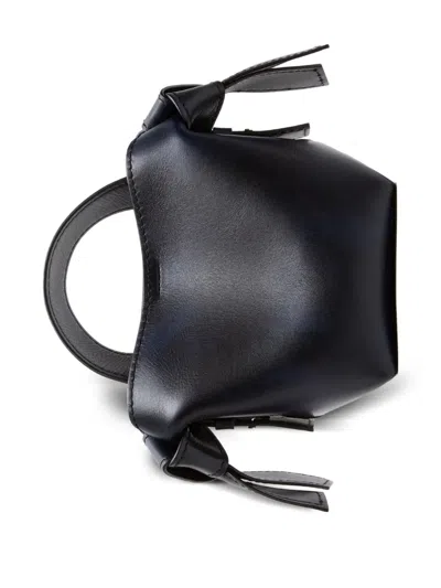 Acne Studios Mini Musubi Knot-detail Tote Bag In Black