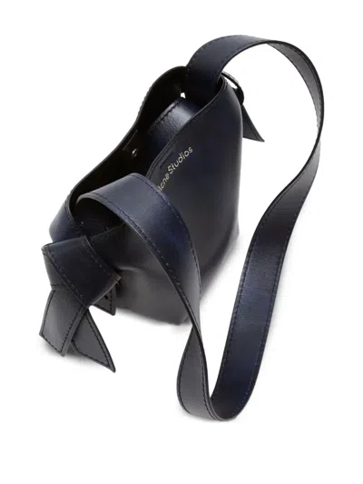 Acne Studios Mini Musubi Knot-detail Tote Bag In Black