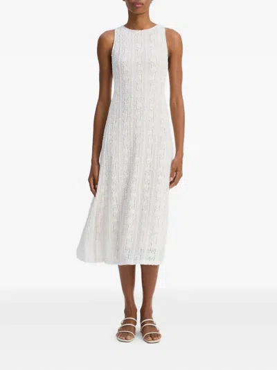 无袖蕾丝连衣裙