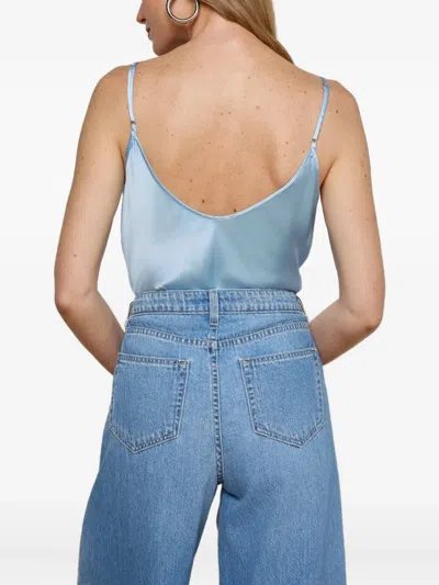 L'agence Silk Top In Blue