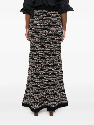 Kristina Ti Knit Maxi Skirt In Black
